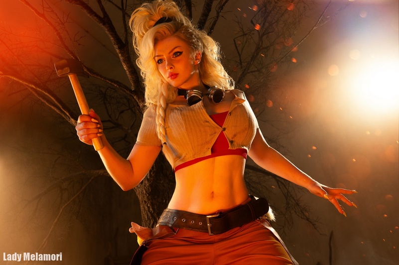 Monster Hunter Wilds - Gemma (Little Miss Forge) Cosplay costume showcase portrait