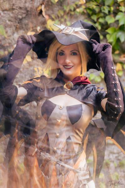 Overwatch - Mercy (Angela Ziegler) (Witch) Cosplay
