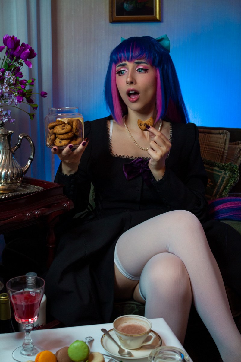 Panty & Stocking with Garterbelt - Stocking Anarchy Cosplay full length photo