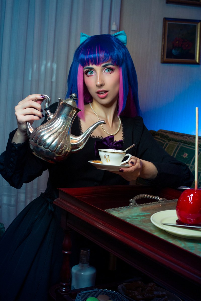 Panty & Stocking with Garterbelt - Stocking Anarchy Cosplay full body character photo