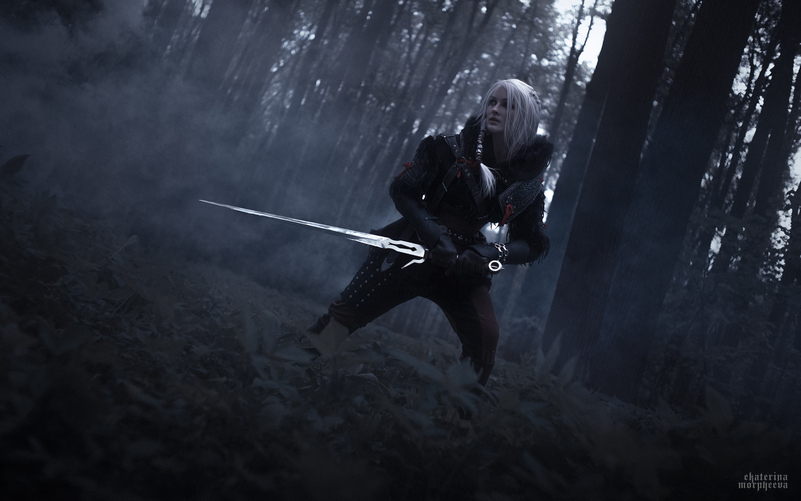 The Witcher 4 - Ciri (Cirilla Fiona Elen Riannon) Cosplay full body portrait