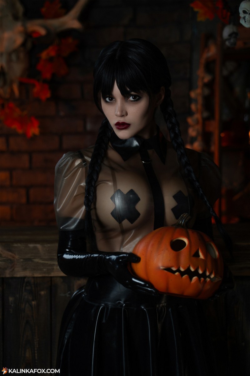 Wednesday Wednesday Addams Cosplay 3