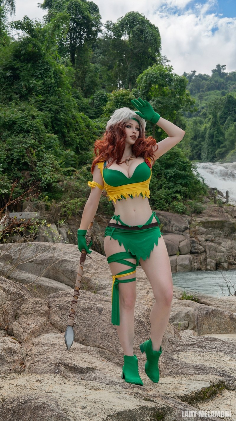 X-Men - Savage Land - Rogue Cosplay full body portrait photography