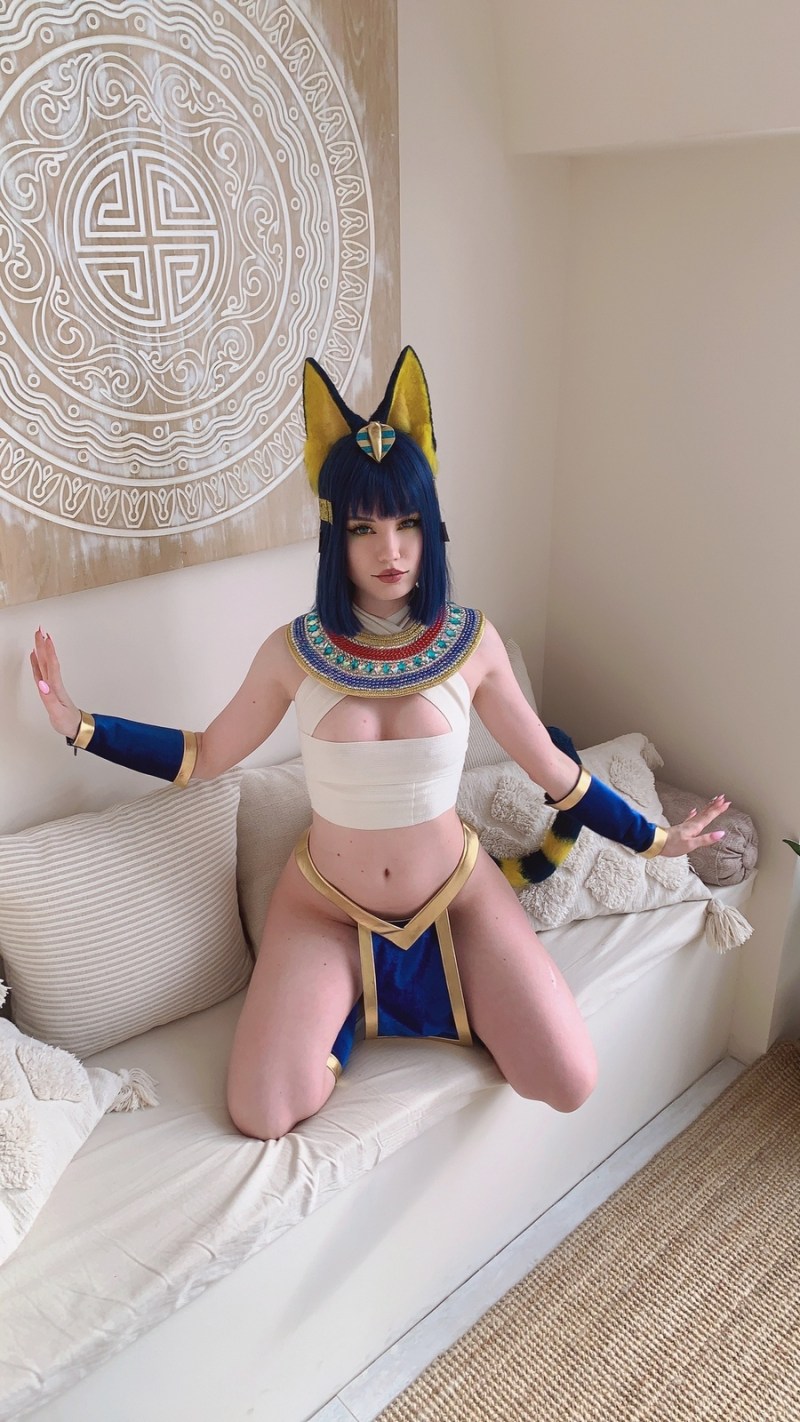 Animal Crossing - Ankha Cosplay full length photo