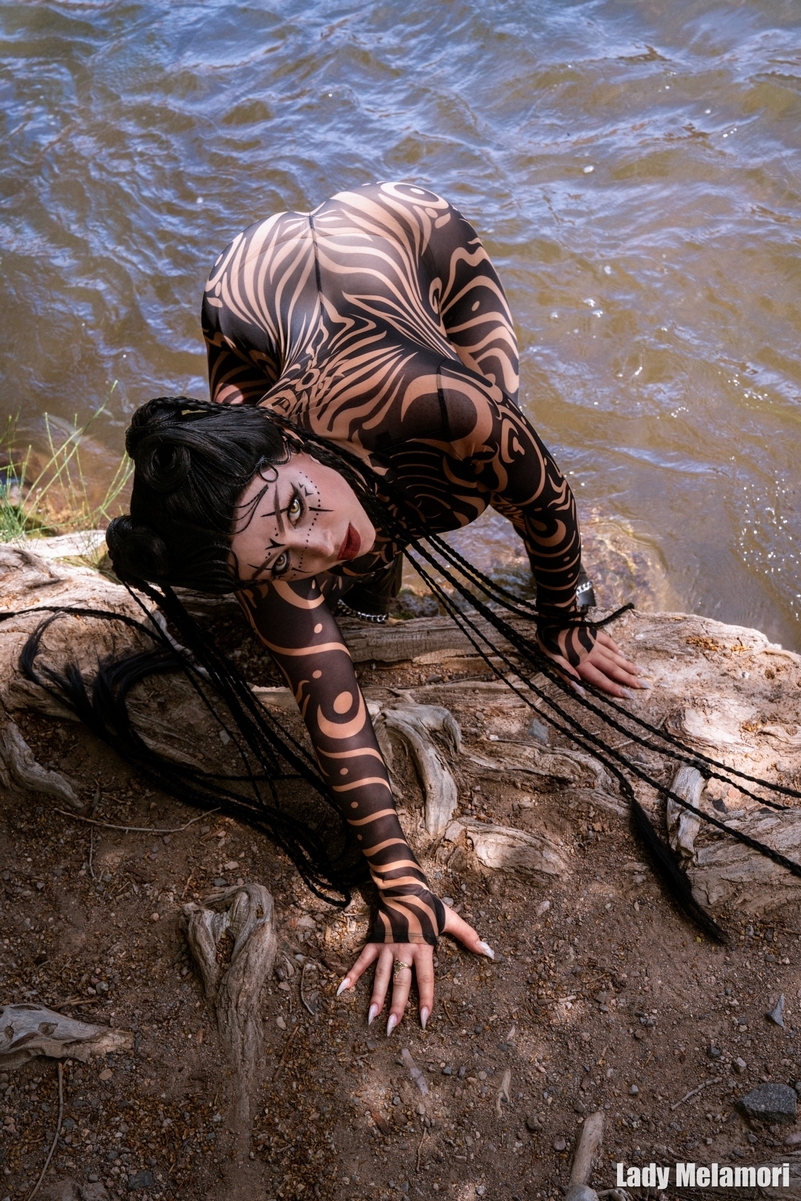 Desert Elf Huntress Original Vision Cosplay character recreation portrait