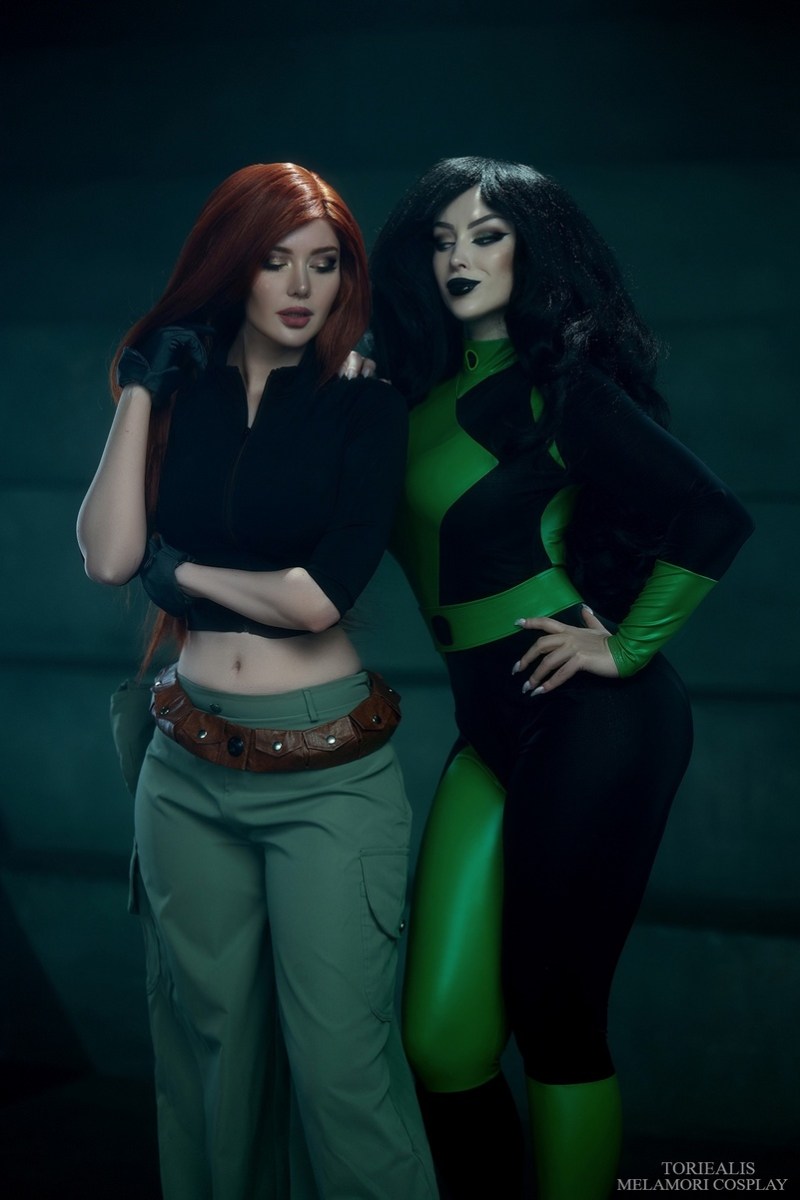 Kim Possible - Shego & Kimberly Ann Possible Cosplay full body portrait