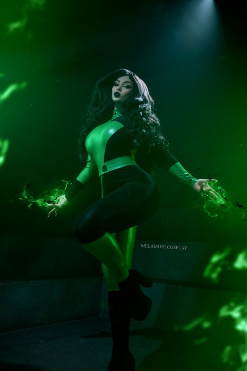 Kim Possible - Shego Cosplay character costume portrait
