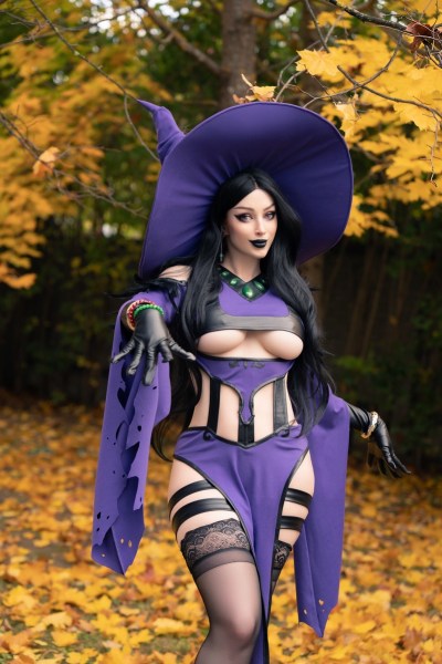 Knightly Passions - Witch (Lingerie) Cosplay