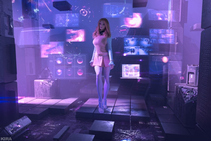 M3GAN - M3GAN (Model 3 Generative Android) Cosplay character costume portrait