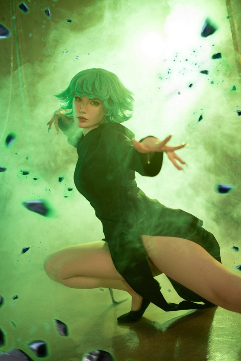 One-Punch Man - Tatsumaki Cosplay full length photo
