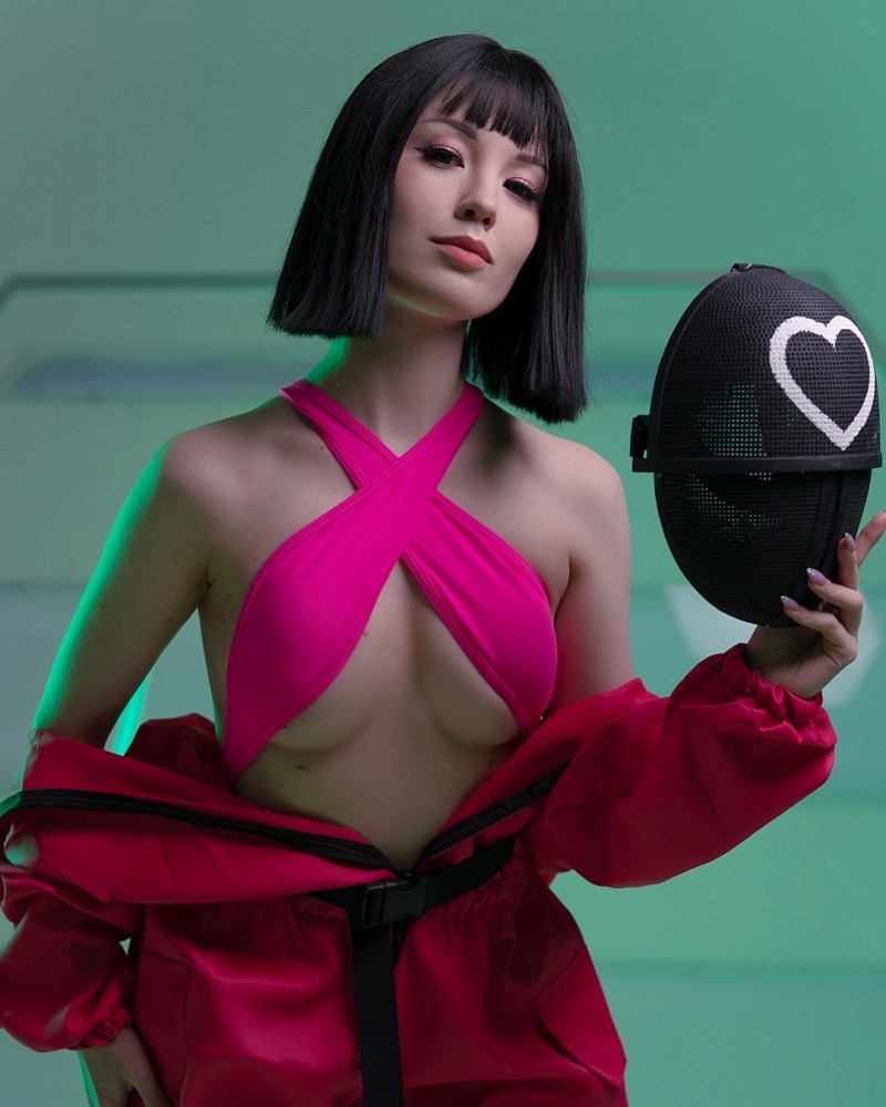 Squid Game Pink Guards (Female) (Lingerie) Cosplay 2