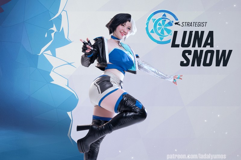 Marvel Rivals - Seol Hee (Luna Snow) (Lingerie) Cosplay - sophisticated portrait