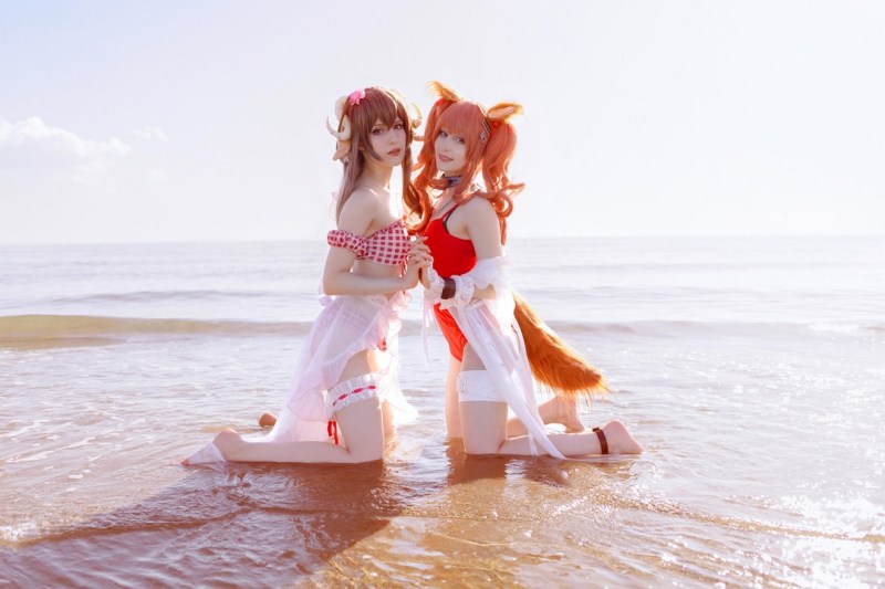 Arknights - Angelina &amp; Eyjafjalla Cosplay - MartinaEdelstein #02 - mature capture