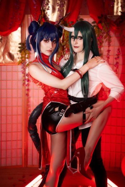 Arknights - Hoshiguma & Chen Cosplay