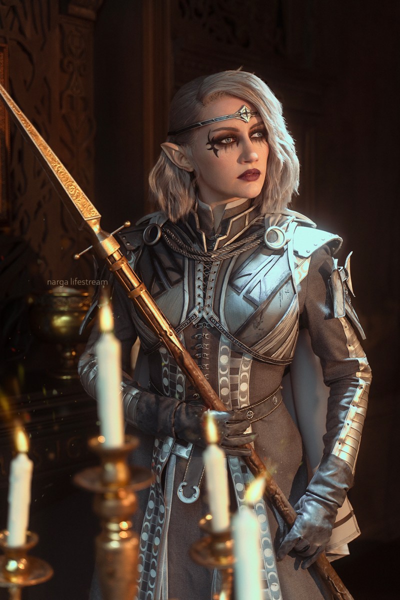 Baldurs Gate 3 - Isobel Thorm (Iz) Cosplay full body character photo
