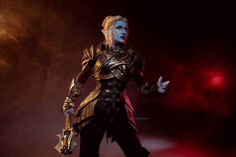 Baldurs Gate 3 - Minthara Baenre (Nightwarden) Cosplay - full body port. Baldurs Gate 3 - Minthara Baenre (Nightwarden) Cosplay - full body port.