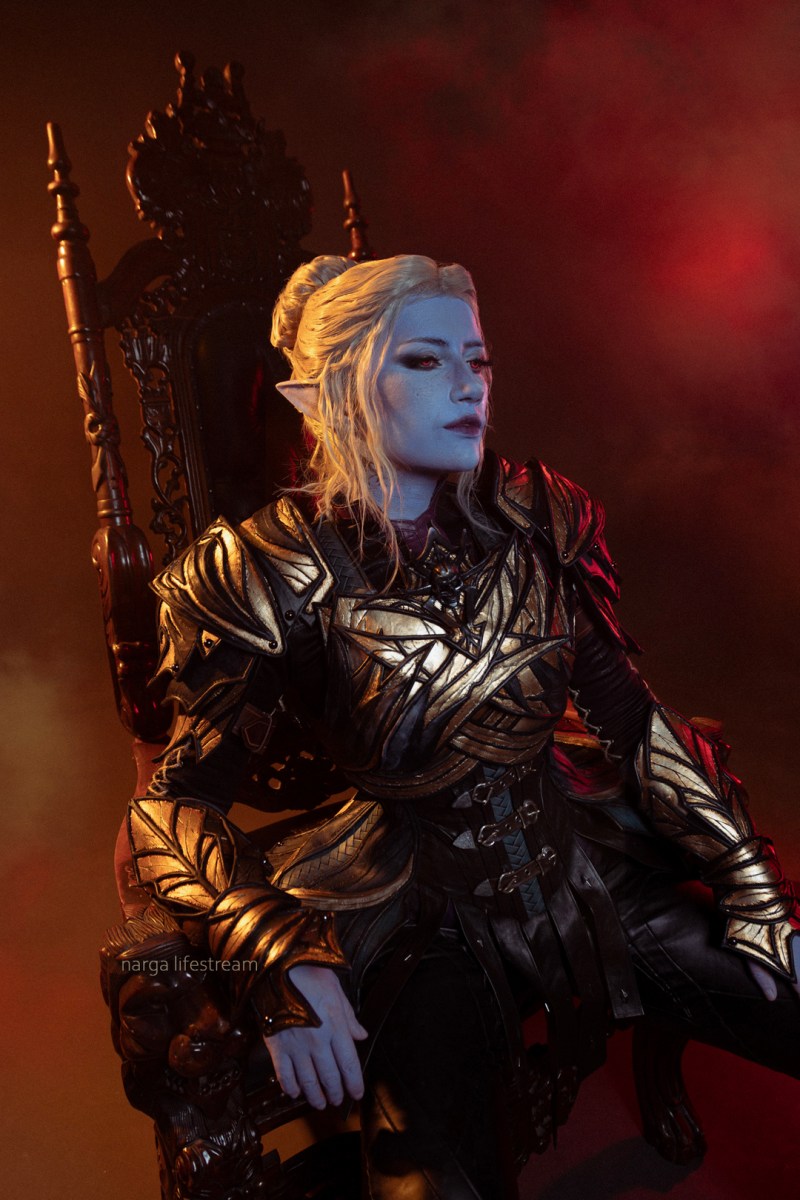 Baldurs Gate 3 - Minthara Baenre (Nightwarden) Cosplay - recreation Baldurs Gate 3 - Minthara Baenre (Nightwarden) Cosplay - recreation