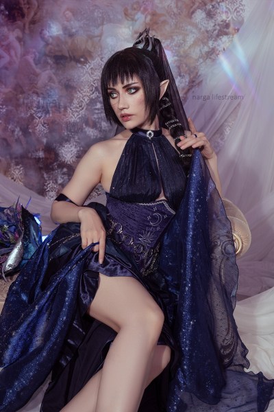 Baldurs Gate 3 - Shadowheart (Jenevelle Hallowleaf) (Bride) Cosplay