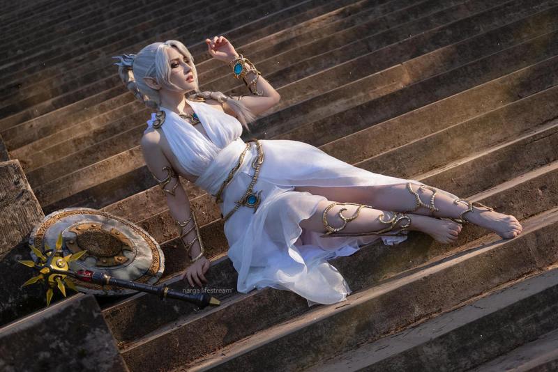 Baldurs Gate 3 - Shadowheart (Jenevelle Hallowleaf) Cosplay - gentle showcase