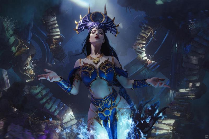 Baldurs Gate 3 - Shar Cosplay - expressive character portrait