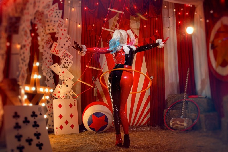 Batman - Harley Quinn (Harleen Frances Quinzel) Cosplay - AGflower #06 - artistic framing