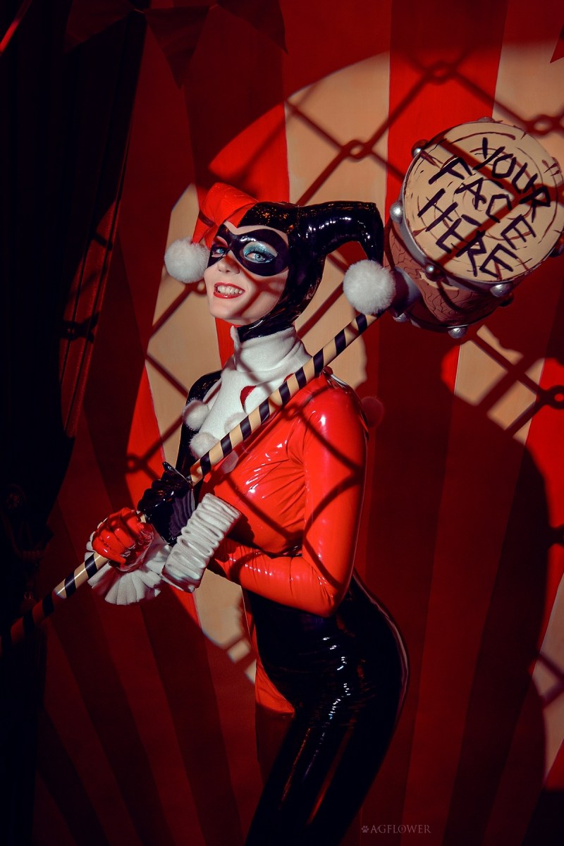 Batman - Harley Quinn (Harleen Frances Quinzel) Cosplay - AGflower #10 - expressive portrait