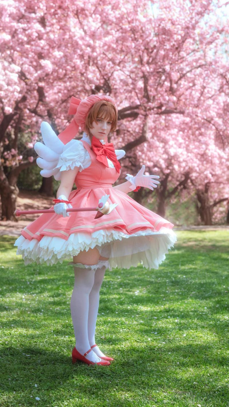 Cardcaptor Sakura - Sakura Kinomoto (Crystal Feather Dress) Cosplay - portrait photo