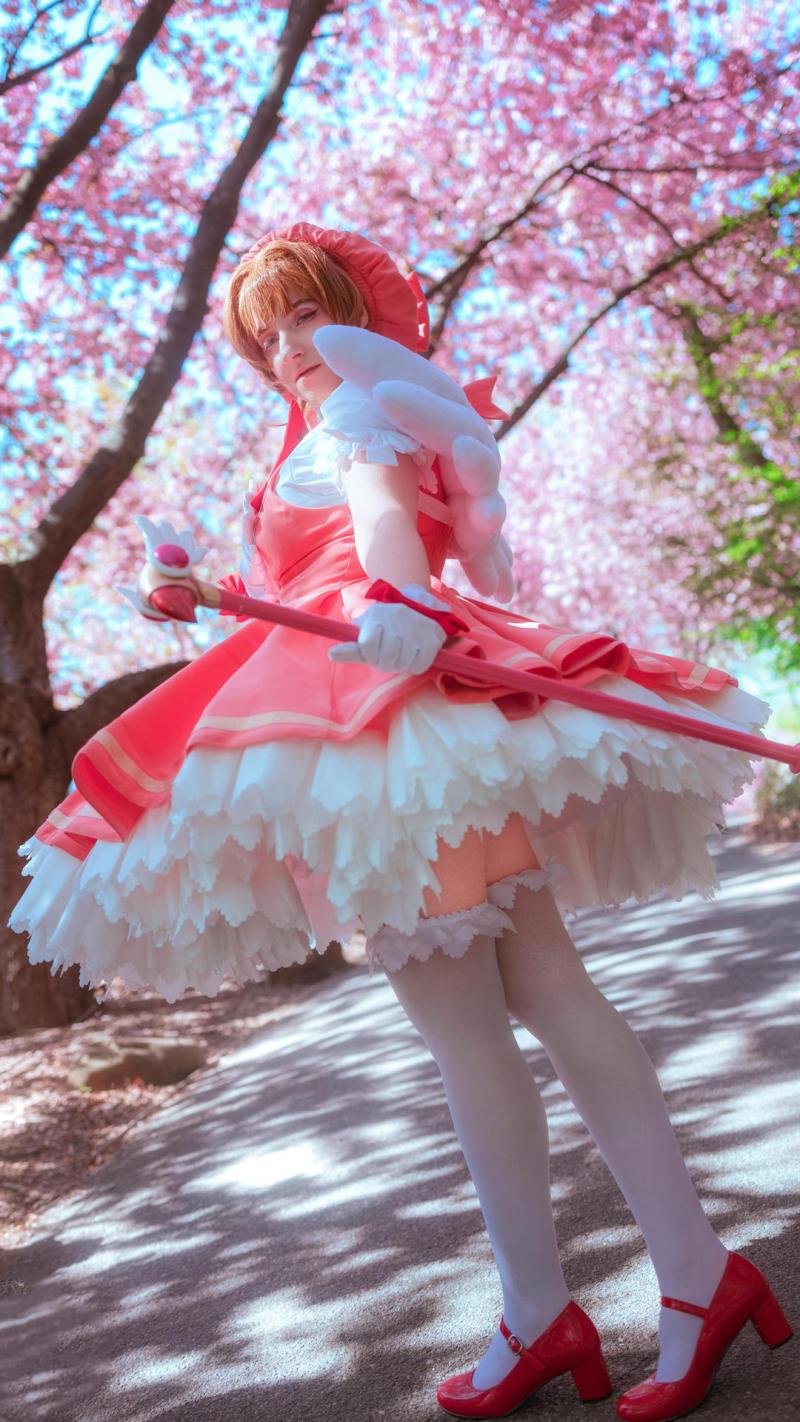 Cardcaptor Sakura - Sakura Kinomoto (Crystal Feather Dress) Cosplay - costume show