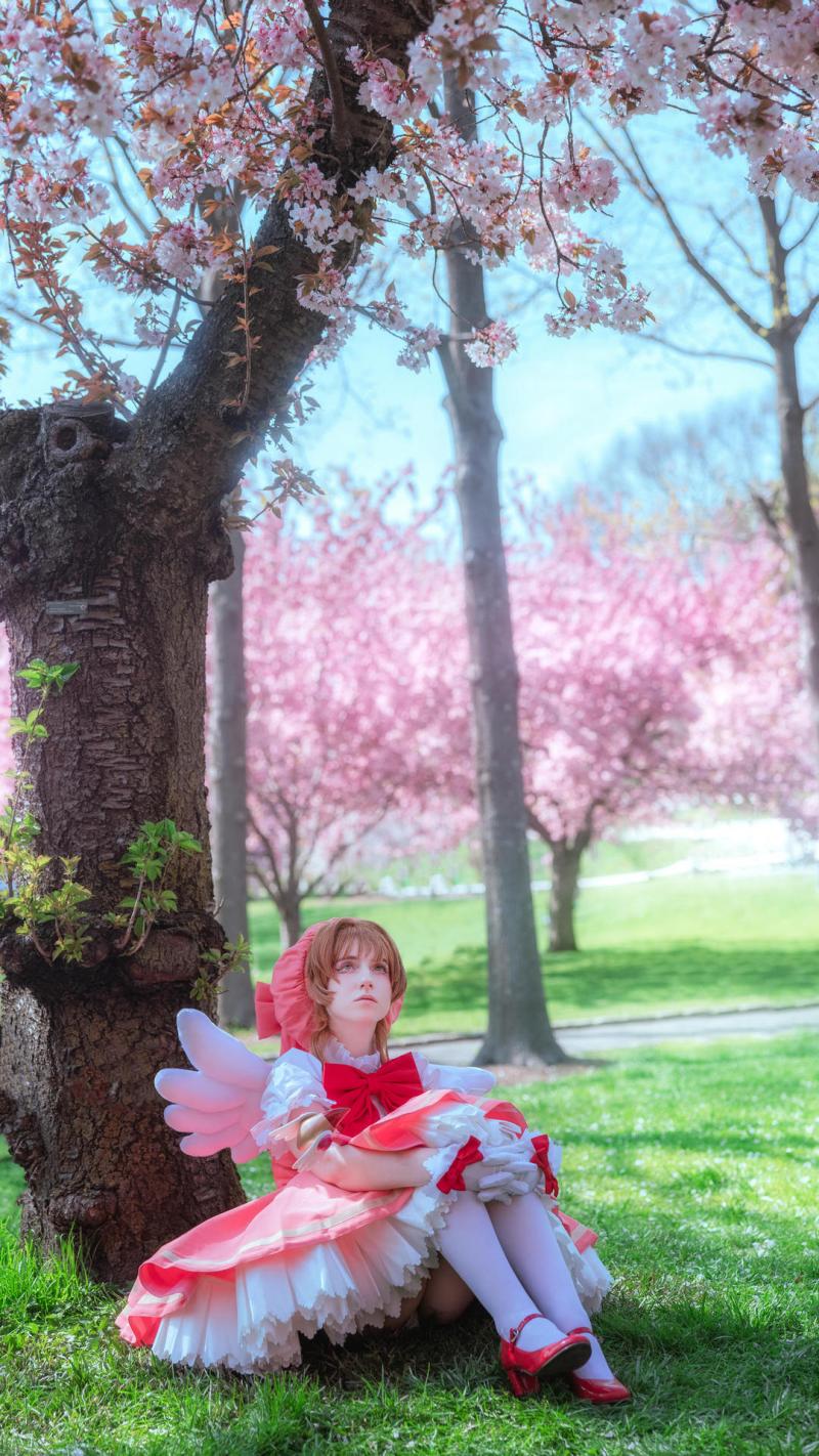 Cardcaptor Sakura - Sakura Kinomoto (Crystal Feather Dress) Cosplay - cosplay study