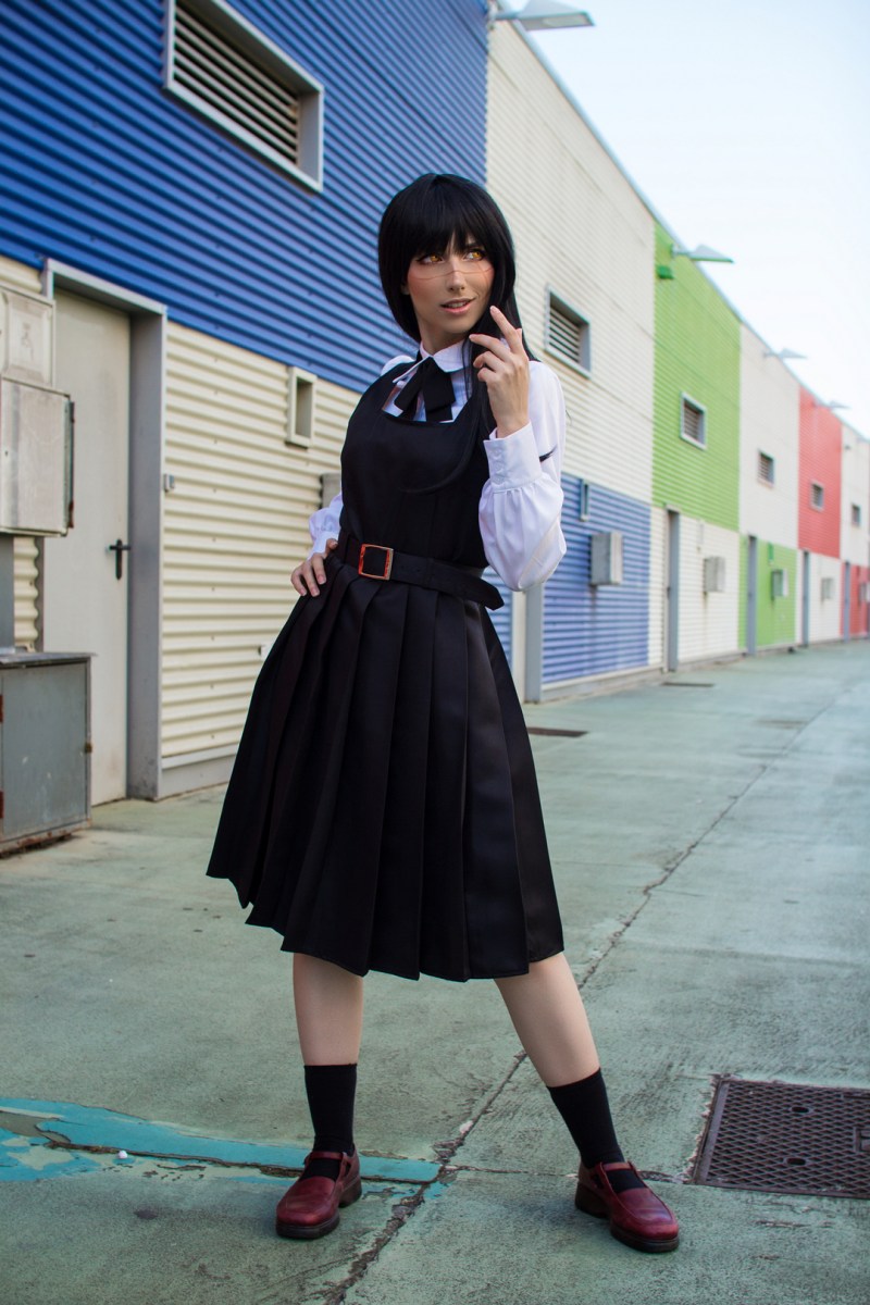 Chainsaw Man - Asa Mitaka (War Devil) (Yoru) Cosplay - body photo