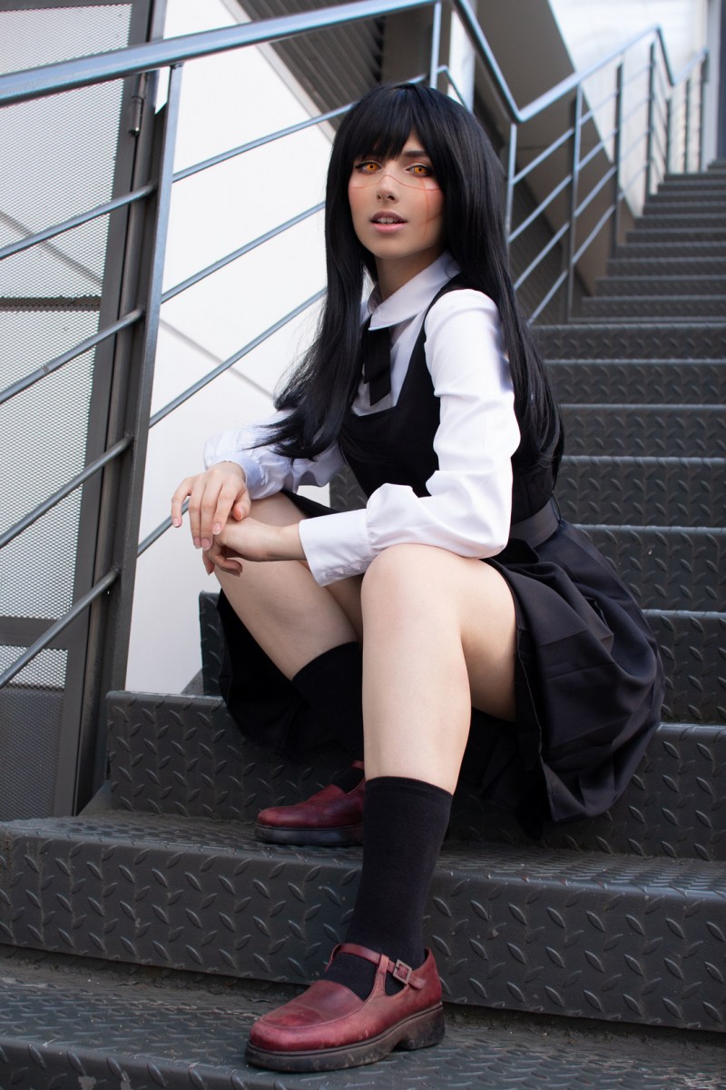 Chainsaw Man - Asa Mitaka (War Devil) (Yoru) Cosplay - body photo