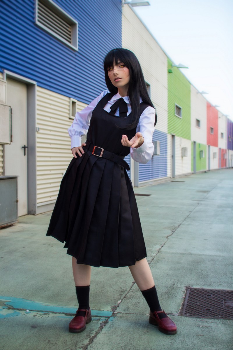 Chainsaw Man - Asa Mitaka (War Devil) (Yoru) Cosplay - full length port.