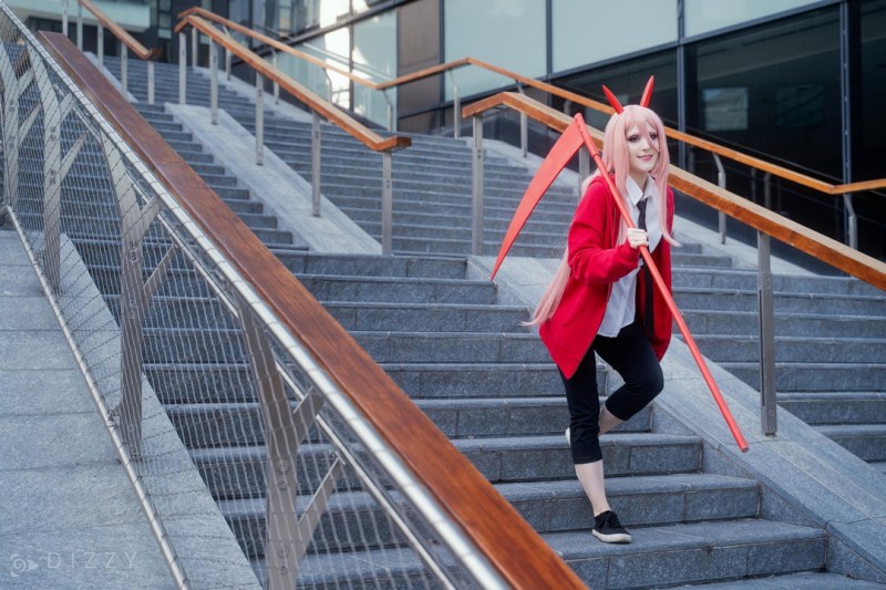 Chainsaw Man - Power (Blood Fiend) Cosplay - inspired capture