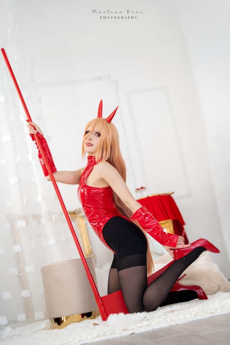 Chainsaw Man - Power (Blood Fiend) (Leotard) Cosplay - MartinaEdelstein #05 - premium study