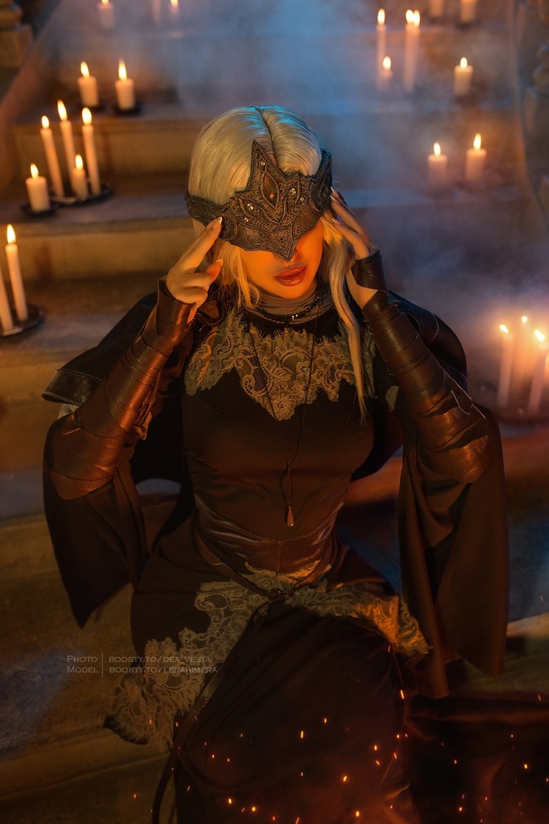 Dark Souls 3 - Fire Keeper Cosplay character recreation portrait