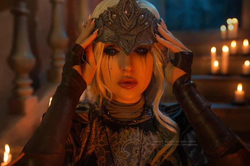 Dark Souls 3 - Fire Keeper Cosplay full length character portrait