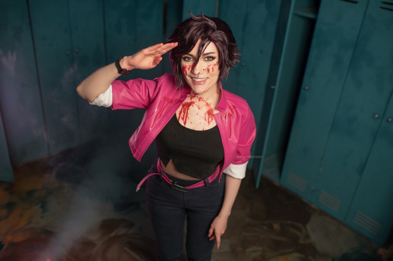 Dispatch - Invisigal (Courtney) Cosplay full length photo