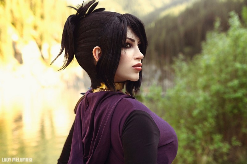 Dragon Age - Origins - Morrigan (Witch of the Wilds) Cosplay - nuanced study