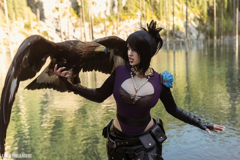 Dragon Age - Origins - Morrigan (Witch of the Wilds) Cosplay - delicate portrait