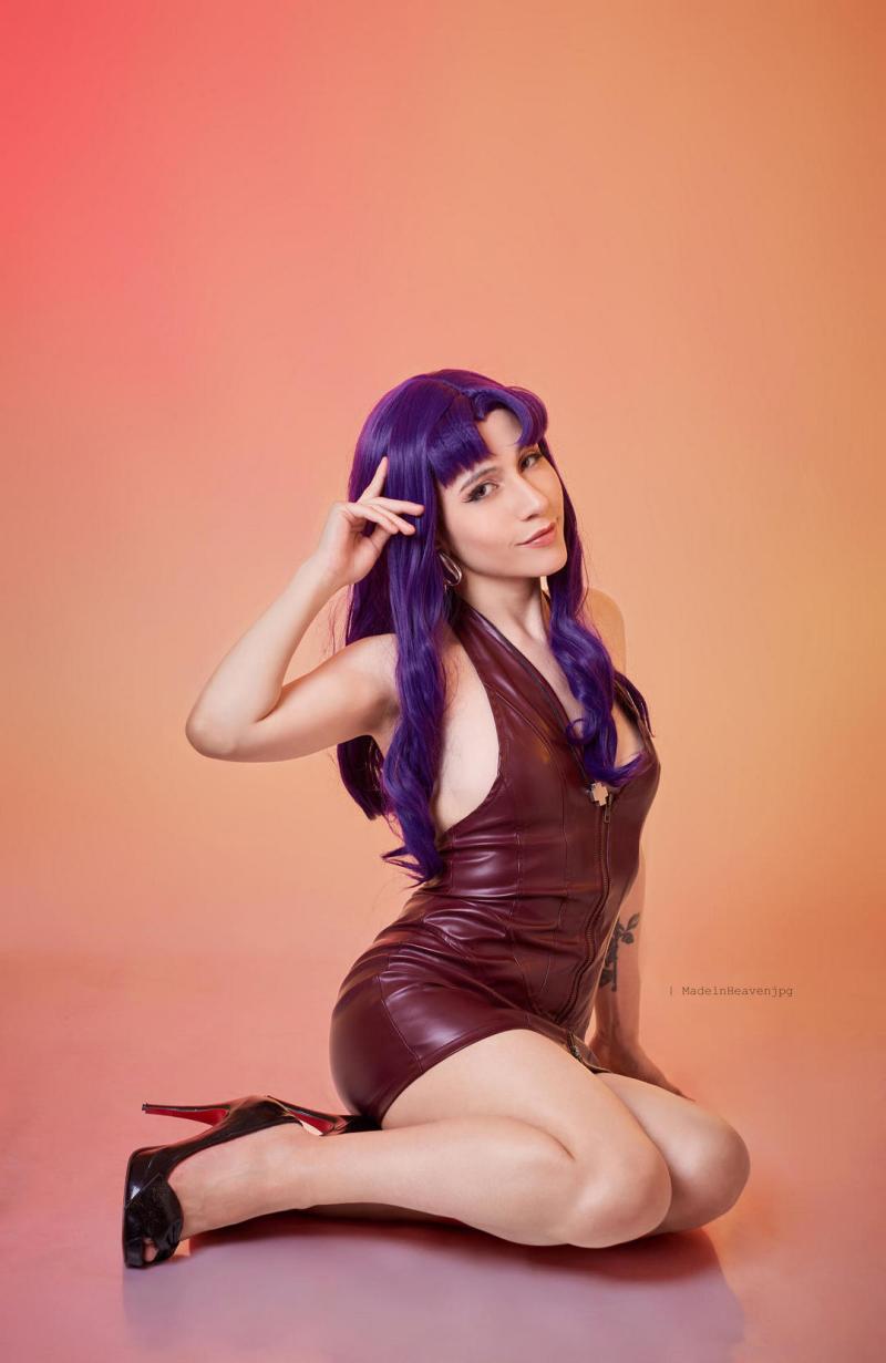 Evangelion - 1.0 You Are (Not) Alone - Misato Katsuragi Cosplay - expressive portrait