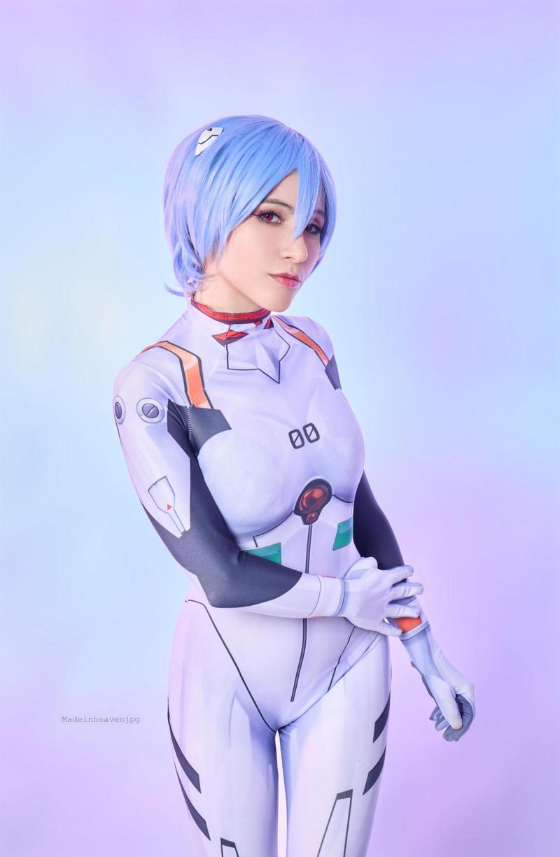 Evangelion - 3.0 You Can (Not) Redo - Rei Ayanami Cosplay - full length port.