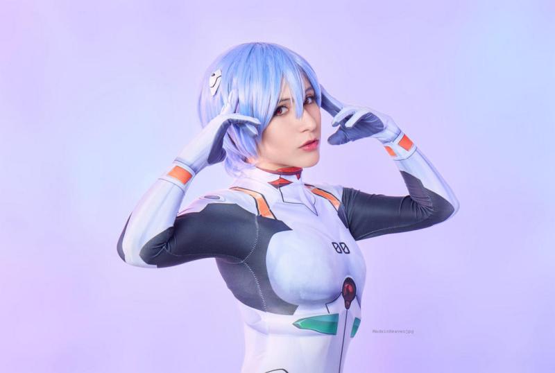 Evangelion - 3.0 You Can (Not) Redo - Rei Ayanami Cosplay - full length photo