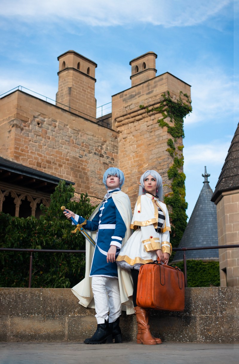 Frieren - Beyond Journeys End - Frieren &amp; Himmel Cosplay - anime costume