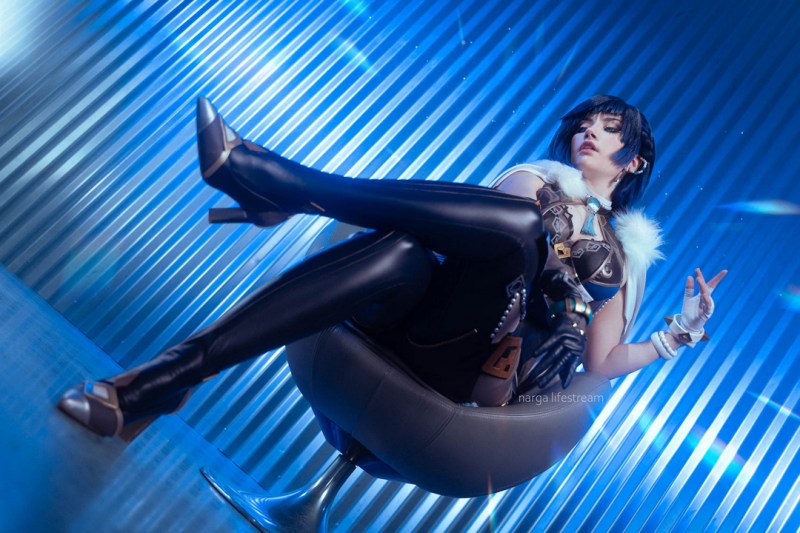 Genshin Impact - Yelan (Valley Orchid) (The Waning Point) Cosplay character portrait photography
