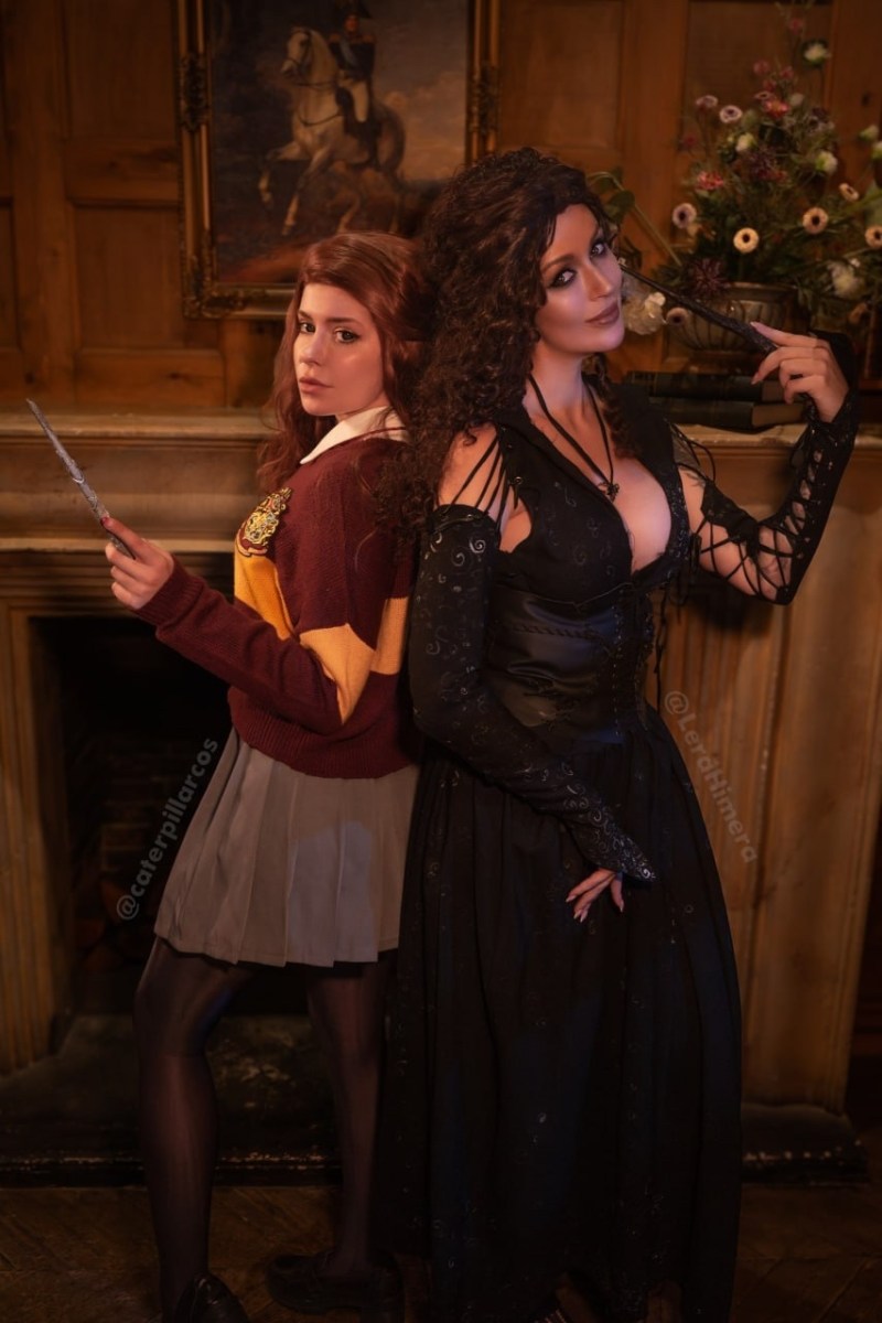 Harry Potter - Bellatrix Lestrange & Hermione Granger Cosplay character costume portrait