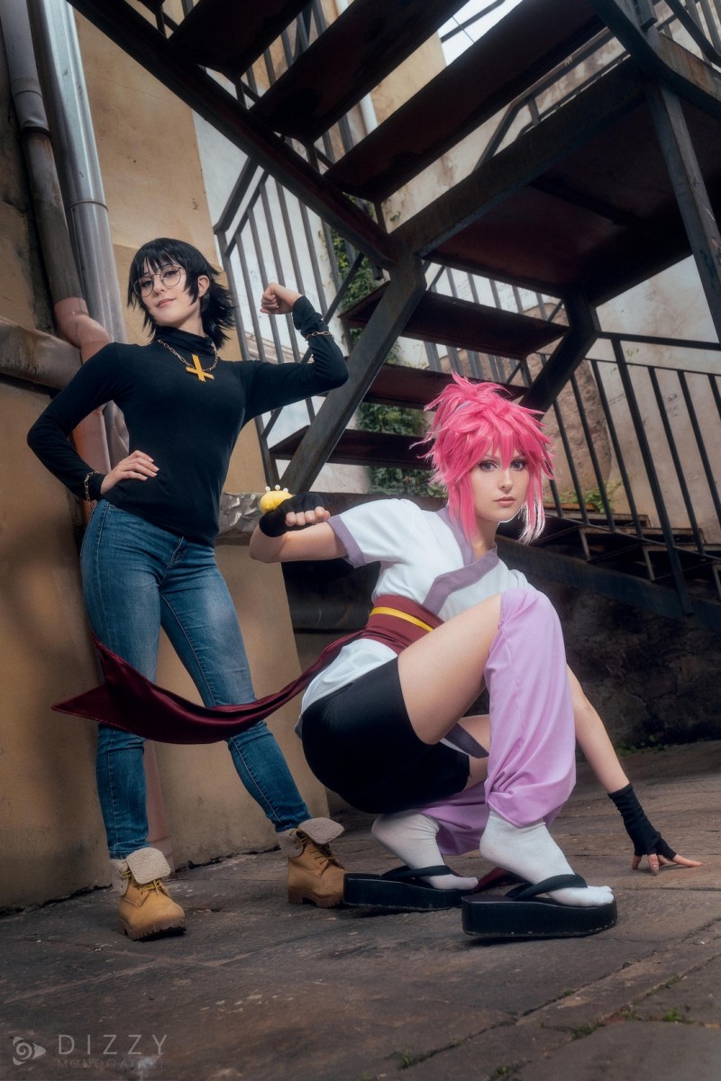 Hunter × Hunter - Shizuku Murasaki & Machi Komacine Cosplay - MartinaEdelstein #0 - full length photo Hunter × Hunter - Shizuku Murasaki & Machi Komacine Cosplay - MartinaEdelstein #0 - full length photo