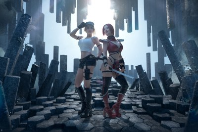 Mortal Kombat 3 - Sonya Blade & Skarlet  Cosplay