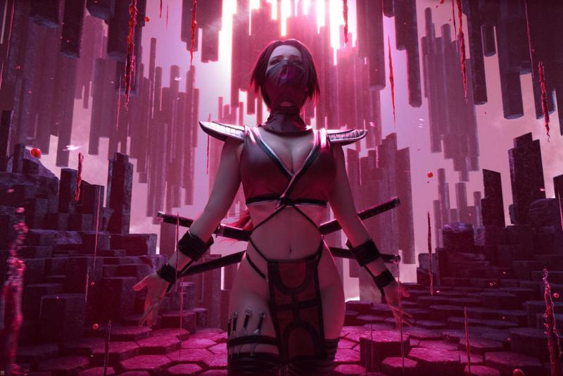 Mortal Kombat 9 - Skarlet Cosplay - artistic design showcase Mortal Kombat 9 - Skarlet Cosplay - artistic design showcase