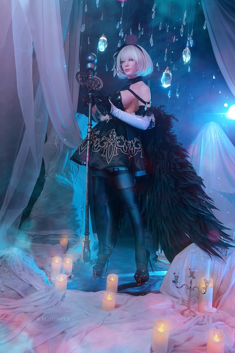 NieR AutomatA - 2B (YoRHa No.2 Type-B) Cosplay - AGflower #07 - refined study