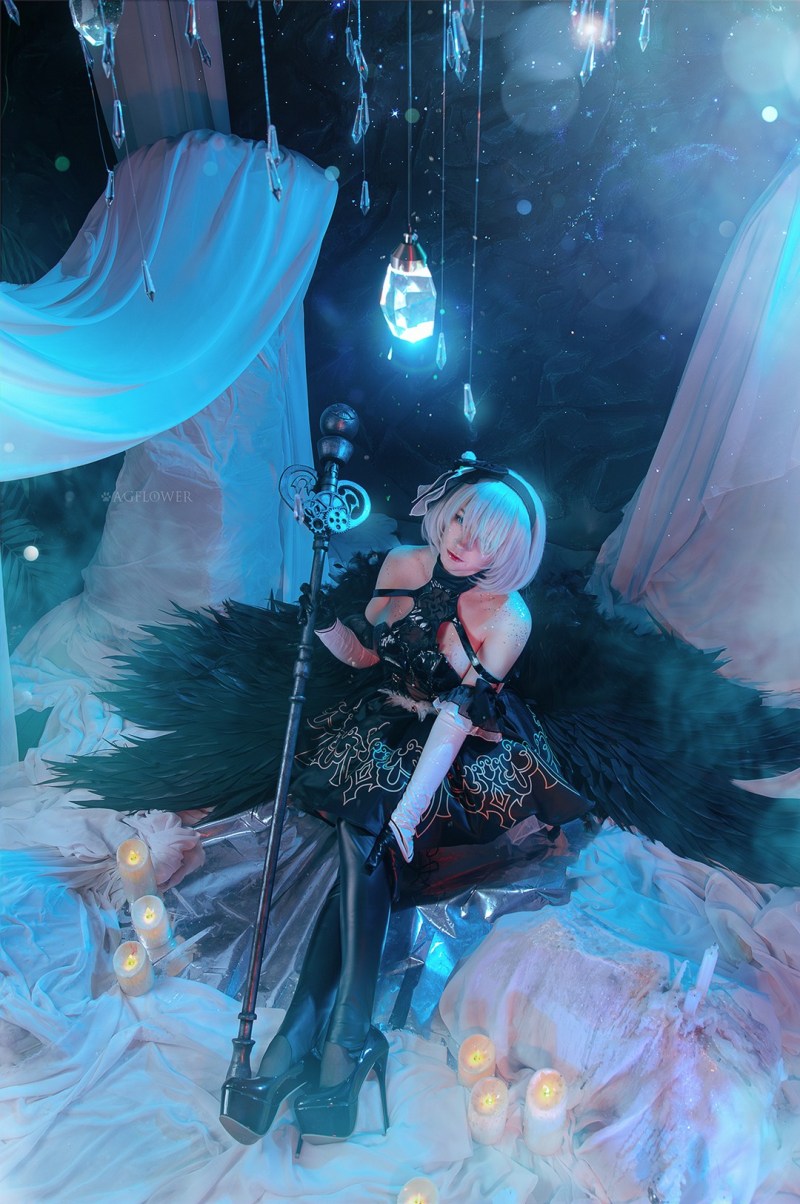 NieR AutomatA - 2B (YoRHa No.2 Type-B) Cosplay - AGflower #10 - premium study